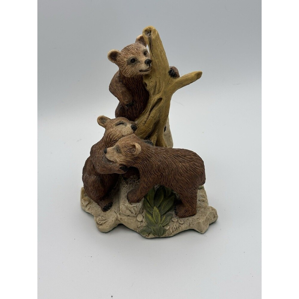 Low Serial #458! Rare Chesterton Bear Cubs Figurine Limited Ed #4710